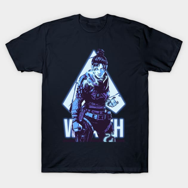 Wraith Apex Legends Limit Color Pop Art T-Shirt by Creativedy Stuff
